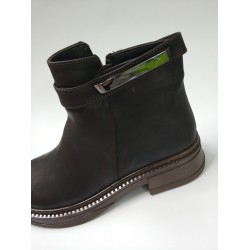 Ceylanlar nubuk toka detaylı kadın bot kahve