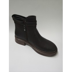 Ceylanlar nubuk toka detaylı kadın bot kahve