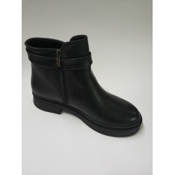 Ceylanlar nubuk toka detaylı kadın bot siyah