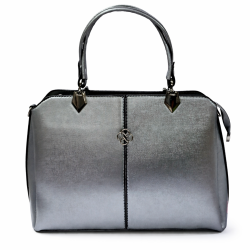 Label kadın kol çantası gümüş