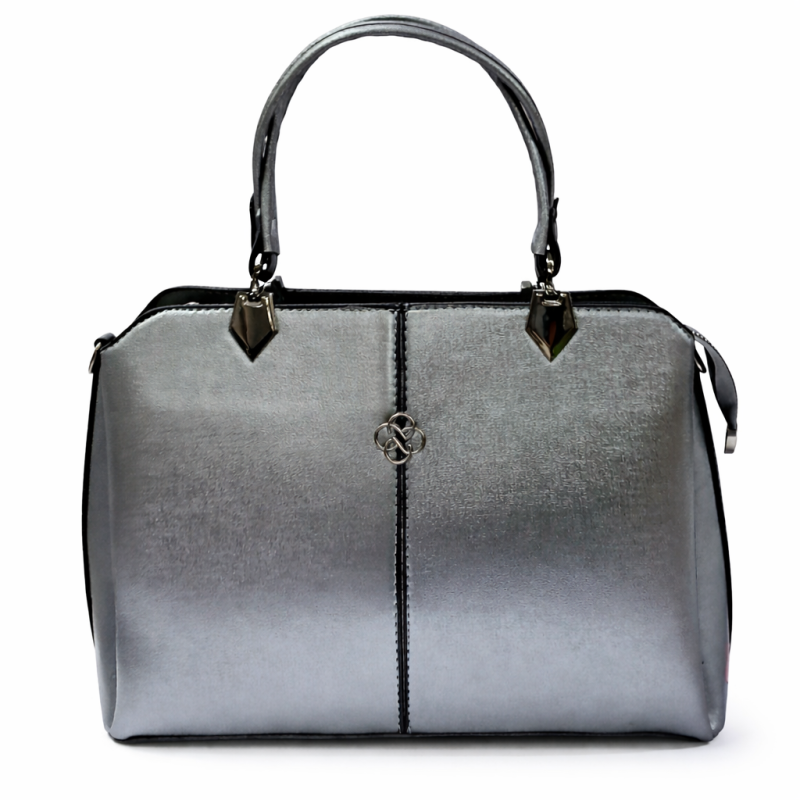 Label kadın kol çantası gümüş