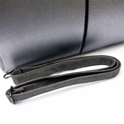 Label kadın kol çantası gümüş