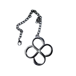 Label anahtarlıklı kadın kol çantası bej