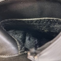 Bono gümüş detaylı kadın topuklu bot siyah