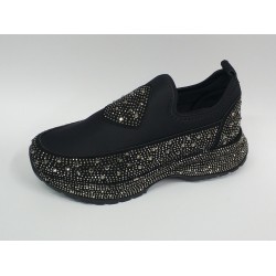 Paris Ortopedik taş detaylı kadın mevsimlik ayakkabı siyah