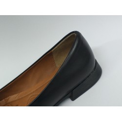 Çls toka detaylı kadın babet ayakkabı siyah