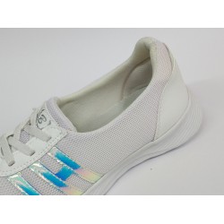 Black sea Ortopedik taş detaylı kadın yürüyüş ayakkabı beyaz