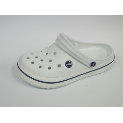 Akınal burnu kapalı suya dayanıklı kadın terlik beyaz