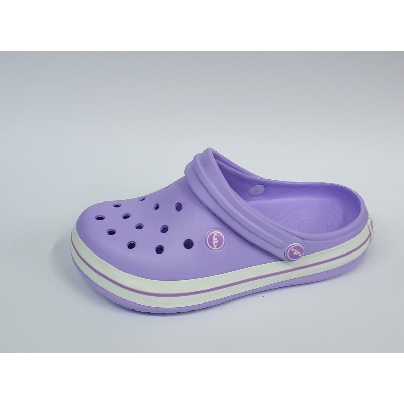 Akınal burnu kapalı suya dayanıklı kadın terlik lila