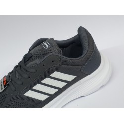 MC jamper Ortopedik yazlık erkek spor ayakkabı beyaz şeritli gri