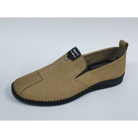 Gmz shoes deri çarık modeli erkek ayakkabı vizon