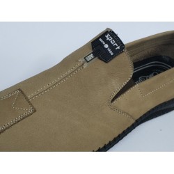 Gmz shoes deri çarık modeli erkek ayakkabı vizon