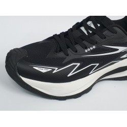 MC jamper Ortopedik Bağcıklı yüksek taban erkek spor ayakkabı siyah beyaz