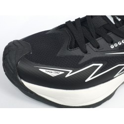 MC jamper Ortopedik Bağcıklı yüksek taban erkek spor ayakkabı siyah beyaz