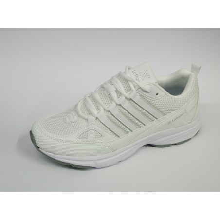 Luttoon file detaylı Bağcıklı Ortopedik erkek spor ayakkabı beyaz