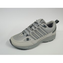 Luttoon file detaylı Bağcıklı Ortopedik erkek spor ayakkabı gri