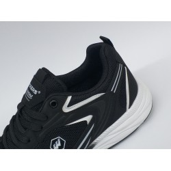 Wıckers file detaylı erkek spor ayakkabı siyah