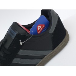 Letoon Ortopedik Bağcıklı süet detaylı erkek spor ayakkabı siyah