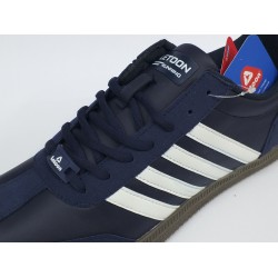 Letoon Ortopedik Bağcıklı süet detaylı erkek spor ayakkabı lacivert