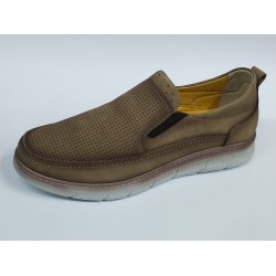 Birkan deri üstü nubuk erkek ayakkabı vizon