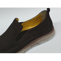 Birkan deri üstü nubuk erkek ayakkabı kahverengi