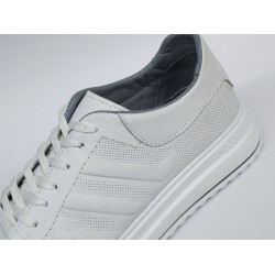 Mertto deri Bağcıklı Ortopedik erkek ayakkabı beyaz