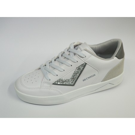 Conpax Ortopedik  taş desenli kadın spor ayakkabı beyaz