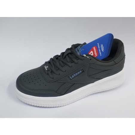 Letoon Ortopedik Bağcıklı erkek spor ayakkabı gri