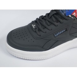 Letoon Ortopedik Bağcıklı erkek spor ayakkabı gri