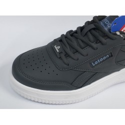 Letoon Ortopedik Bağcıklı erkek spor ayakkabı gri