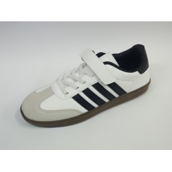 Lafonten süet detaylı cırtlı Bağcıklı erkek çocuk spor ayakkabı beyaz