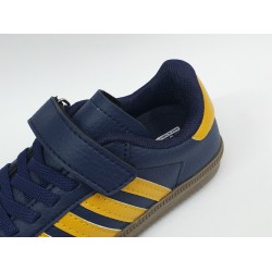 Lafonten süet detaylı cırtlı Bağcıklı erkek çocuk spor ayakkabı sarı lacivert