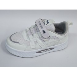 Maxsıs bağcık detaylı cırtlı Ortopedik erkek çocuk spor ayakkabı beyaz