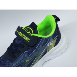 Hammırcek bağcık detaylı cırtlı erkek çocuk spor ayakkabı lacivert