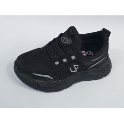 Lafonten direk giymeli Ortopedik erkek çocuk spor ayakkabı siyah