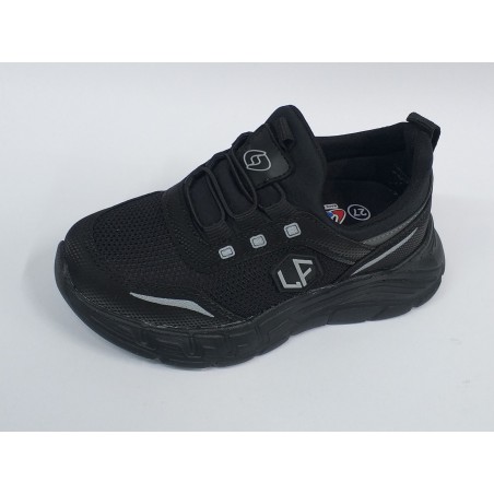 Lafonten direk giymeli Ortopedik erkek çocuk spor ayakkabı siyah