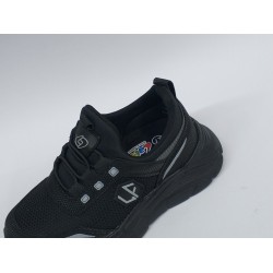 Lafonten direk giymeli Ortopedik erkek çocuk spor ayakkabı siyah