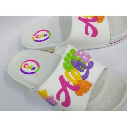 Calx suya dayanıklı kız çocuk terlik beyaz