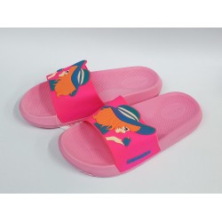 Gezer suya dayanıklı resimli kız çocuk terlik pembe