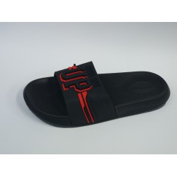 Gezer suya dayanıklı garson erkek terlik siyah kırmızı