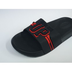 Gezer suya dayanıklı garson erkek terlik siyah kırmızı