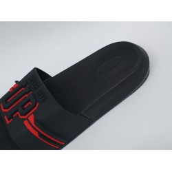 Gezer suya dayanıklı garson erkek terlik siyah kırmızı