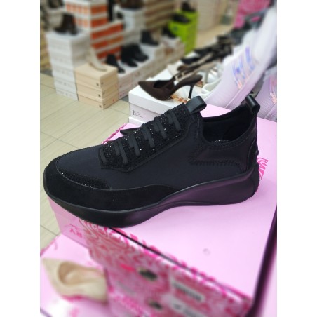 Paris Ortopedik süs Bağcık detaylı kadın mevsimlik ayakkabı siyah