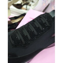 Paris Ortopedik süs Bağcık detaylı kadın mevsimlik ayakkabı siyah