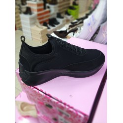 Paris Ortopedik süs Bağcık detaylı kadın mevsimlik ayakkabı siyah