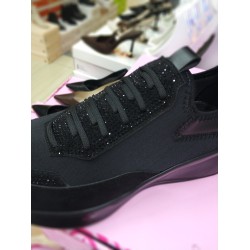 Paris Ortopedik süs Bağcık detaylı kadın mevsimlik ayakkabı siyah