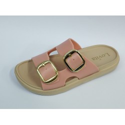 Lovita tokalı plastik kadın terlik pembe