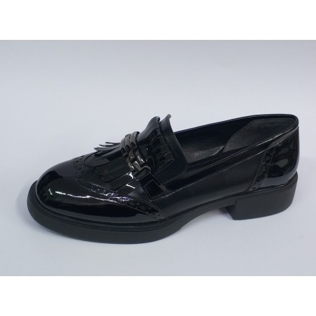 Paris Ortopedik gümüş toka detaylı kadın mevsimlik ayakkabı siyah