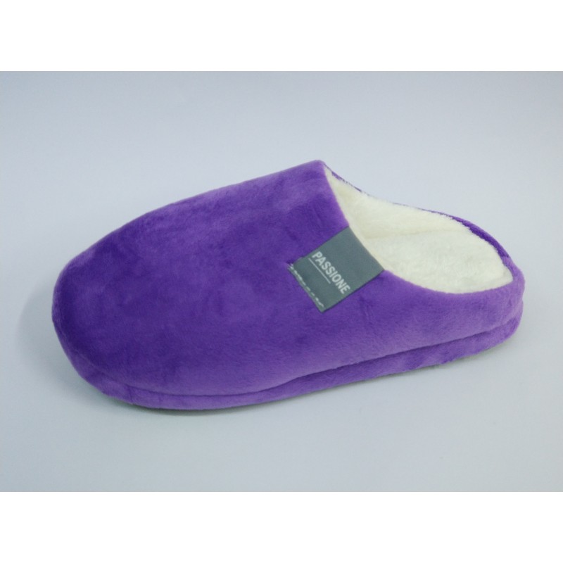 Passıone kışlık kadın terlik mor