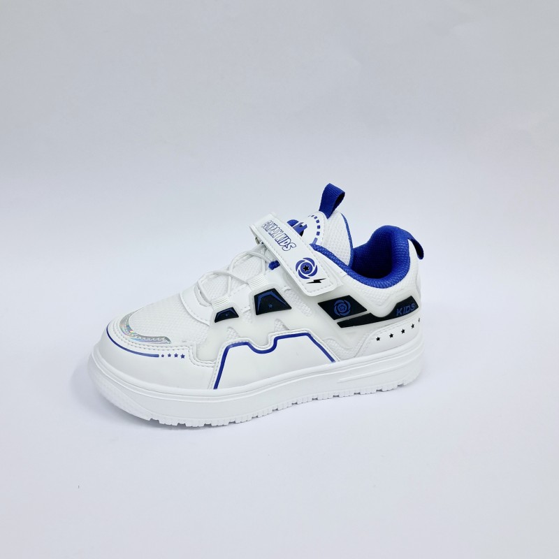 Conpax cırtlı erkek çocuk spor ayakkabı beyaz